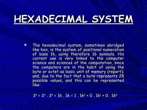 Hexadecimal System[1]