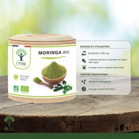 Moringa bio Antioxydant Immunité Anti fatigue BIOPTIMAL