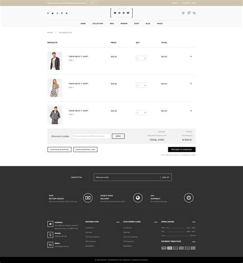 WOOW - Responsive WooCommerce Theme on Behance