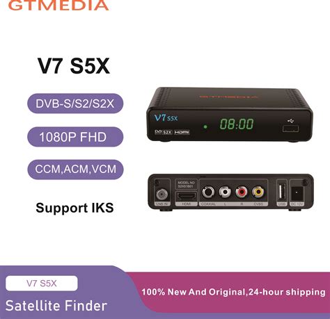 GTMEDIA Receptor Sat Lite 1080P V7S5X DVB S2 Decodificador Digital Con