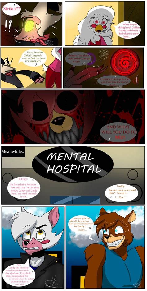 Ask Crossover S3 Mental Hospital By Lara Kein On Deviantart Fnaf Art