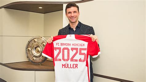 Bildergalerie Thomas Müller verlängert Vertrag beim FC Bayern