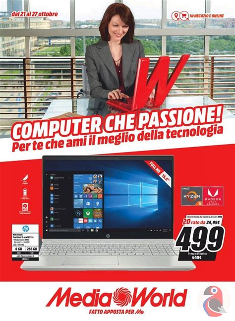 Volantino Mediaworld Computer Dal Al