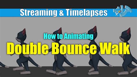 How To Animate Double Bouncing Walk Time Lapse YouTube