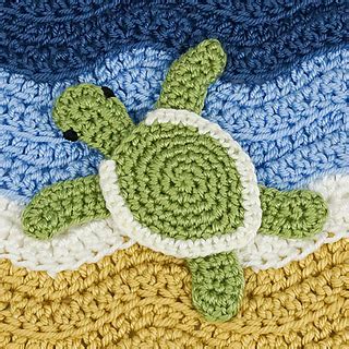 Ravelry Baby Sea Turtle Applique Pattern By June Gilbank