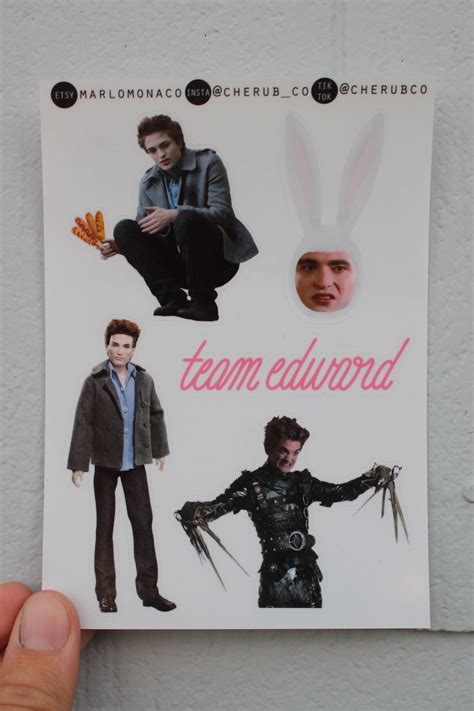 Paper Stickers Funny Twilight Saga Team Edward Cullen Skin Of A Killer