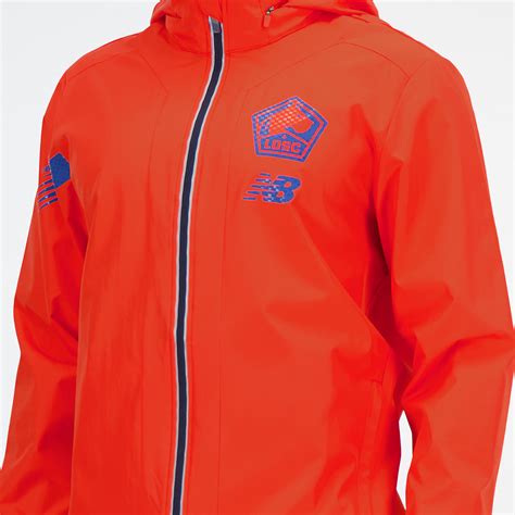 Veste imperméable LOSC rouge bleu 2023 24 sur Foot fr