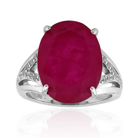 Fuchsia Quarz Silberring 1281NU Juwelo Schmuck