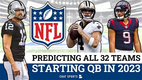 NFL Rumors Predicting All 32 NFL Teams Starting QB In 2023 After Tom