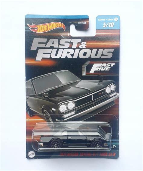 Samochodzik Hot Wheels Fast Furious Nissan Skyline H T Gt R Oficjalne