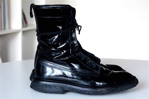 Dior Rare Runway Aw07 Navigate” Combat Boots Size Us 9 Eu 42 Boots