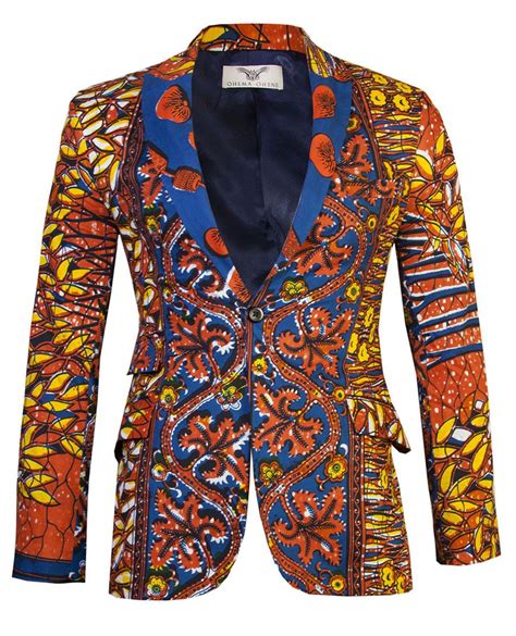 Men S African Print Blazer Button Ewuasi African Print Shirt