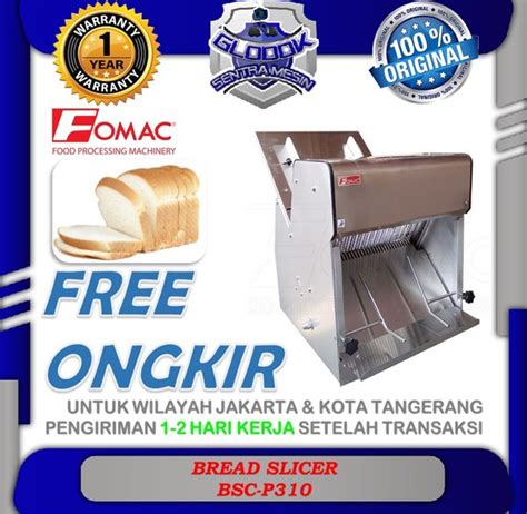 Jual Mesin Pemotong Roti Bread Slicer Mesin Potong Roti Bsc P Fomac