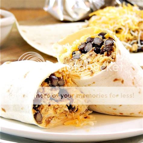 Chorizo Egg And Black Bean Breakfast Burritos Bobbis Kozy Kitchen