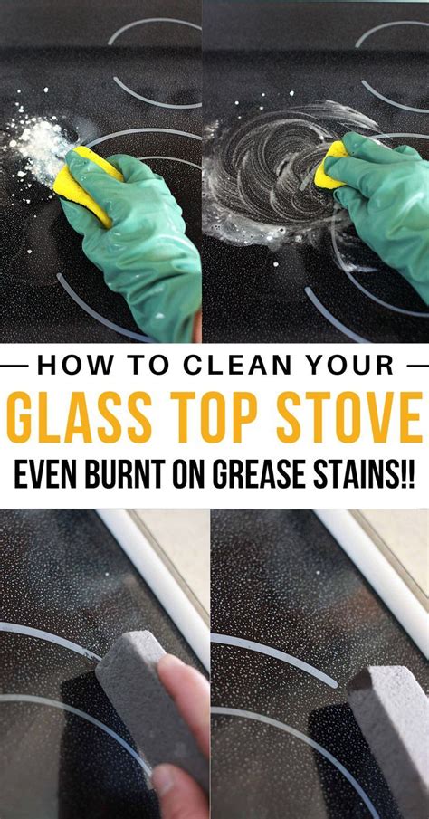 Black Stains On Your Glass Stove Top Here S How To Clean Them Off The