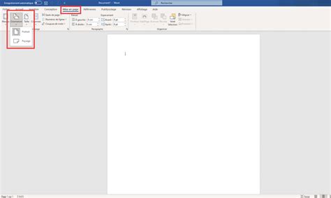 Word Comment Mettre Une Seule Page En Mode Paysage