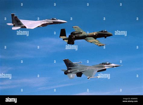 squadron   fighter planes flying  formation stock photo alamy