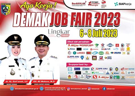 Dinnakerind Demak Gelar Job Fair Diikuti Perusahaan Ini Daftarnya