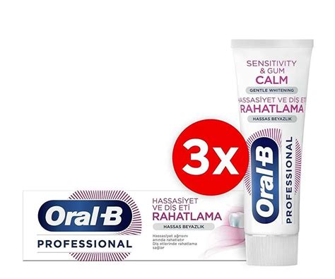 Oral-B Professional Sensitivity and Gum RELIEF Sensitive Whitening ...