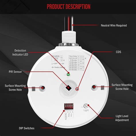 Enerlites High Bay Pir Ceiling Motion Sensor Philippines Ubuy