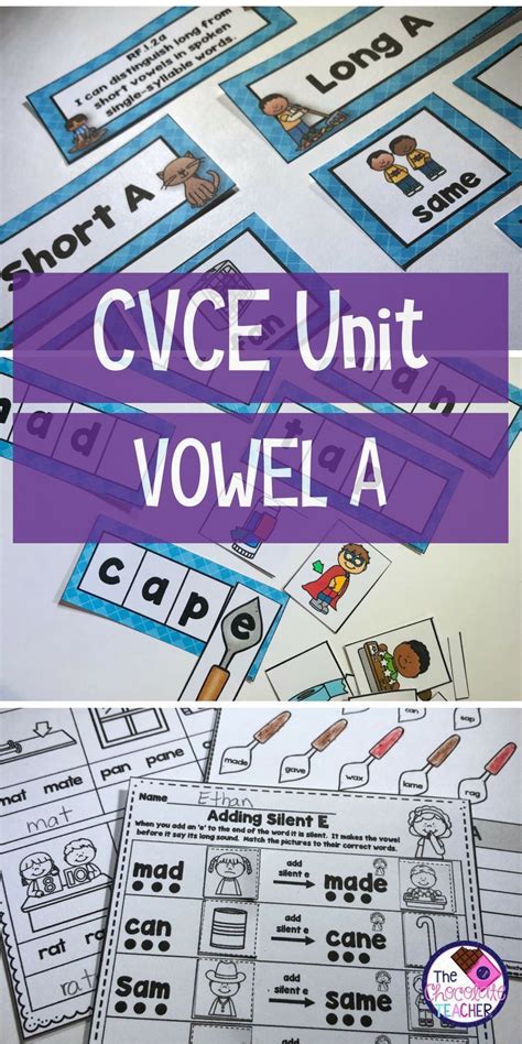 Cvce Unit Voiela With Pictures And Words On It Including The Word Ove