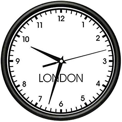 SignMission Beagle London Wall World time Zone Clock Office Business