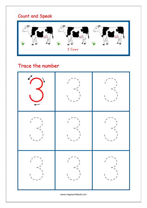 Pre K Number Tracing Worksheet Martin Lindelof