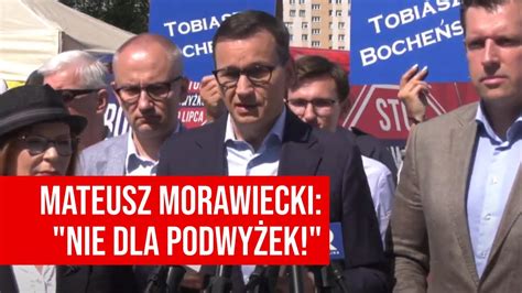 Mateusz Morawiecki Polacy już zauważyli drożyznę Platformy