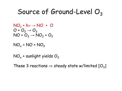 PPT VII Tropospheric Ozone Catalytic Cycles Terminating The Cycles