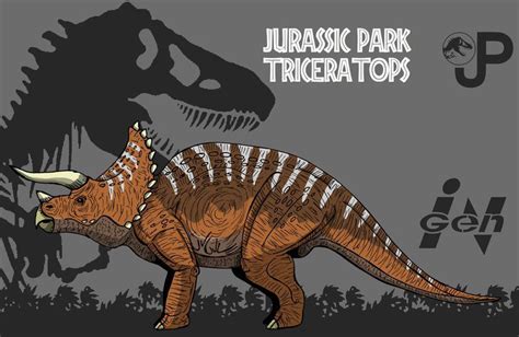 Jurassic Park Triceratops Updated New Art By Hellraptor On Deviantart Jurassic Park