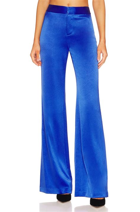 Alice Olivia Alice Olivia Deanna Bootcut Slim Pant In Blue Lyst