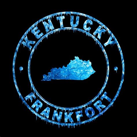 Mapa Do Conceito De Kentucky Water Foto Premium