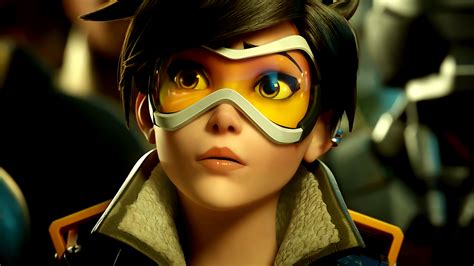 วอลเปเปอร์ วีดีโอเกมส์ อะนิเมะ แว่นตา ภาพเคลื่อนไหว Tracer