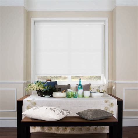 Regency White Roller Blind - BudgetBlinds