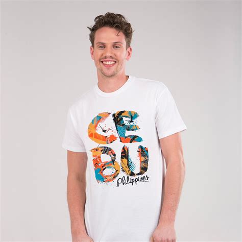 Islands Souvenirs Cebu Handsketch Mens Tees White Lazada Ph