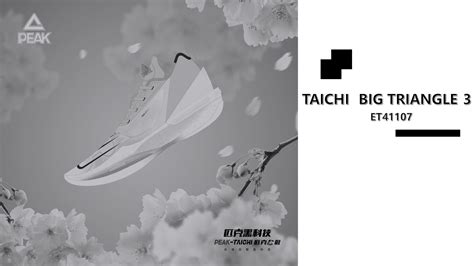 Кроссовки Peak Taichi Big Triangle 3 Et41107 All Black ВАФ спорт