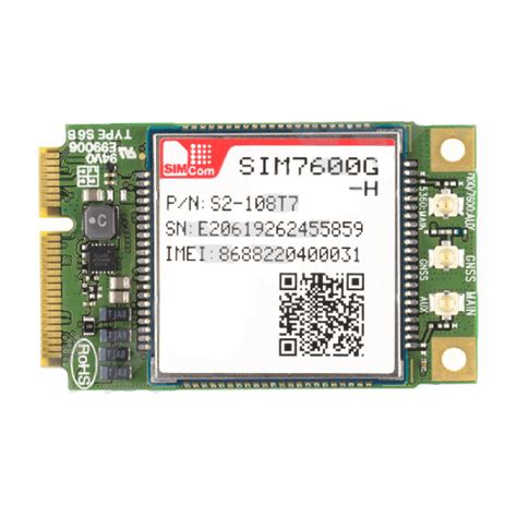 Simcom Sim G H Lte Cat Mini Pcie Module