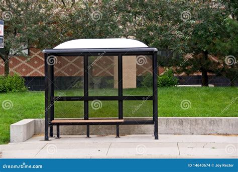 Bus Stop Bench Stock Images Image 14640674