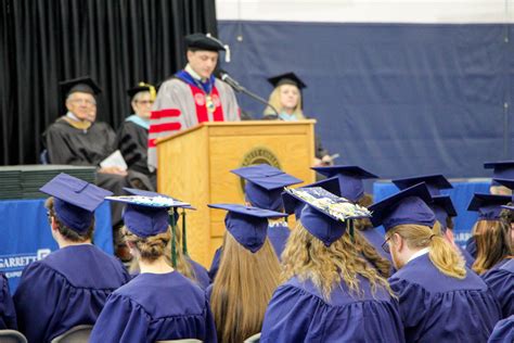 Miller Encourages Fellow Grads to Persevere: Garrett College Graduates