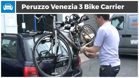 Peruzzo Venezia 3 Bike Rear Door Mounted Cycle Rack Youtube