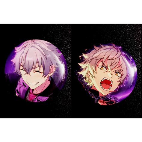 Pair Badge Rock Of Wolf Koga Oogami Undead Group Official Ensemble