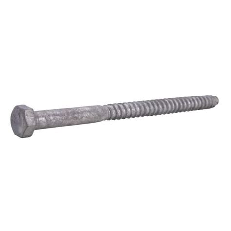 Everbilt In X In Hex Galvanized Lag Screw The Home Depot