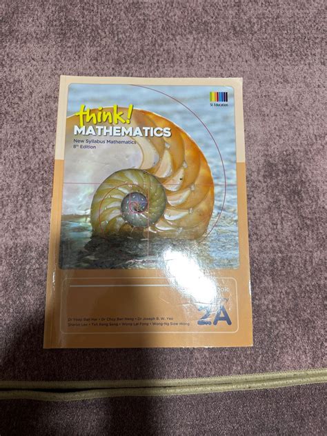 Think Mathematics Textbook A Th Edition Express Hobbies Toys