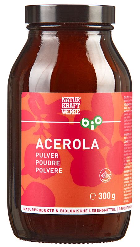 Acerola Pulver Bio Kba Kg Gesundheitsmanufaktur