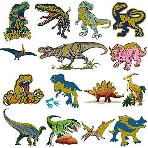 Tatuajes Temporales De Dinosaurio Con Purpurina Para Ni Os