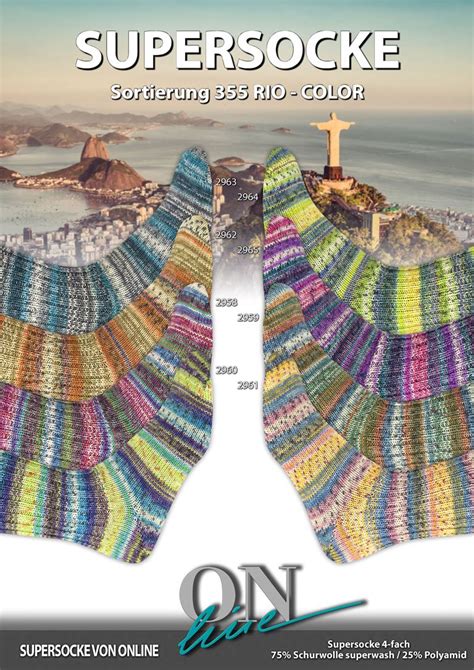 Online Supersocke Fach Rio Color Sortierung Fb