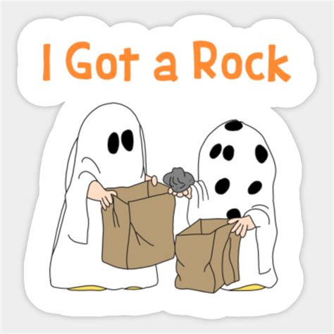 I got a rock - Peanuts - Sticker | TeePublic