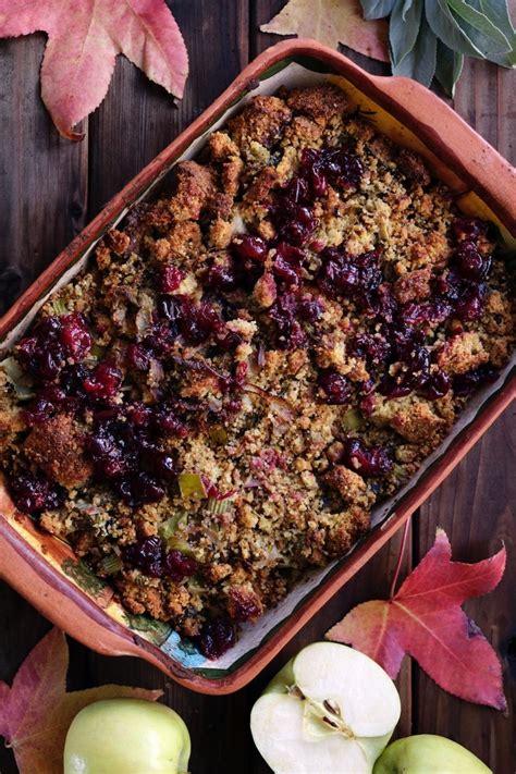 BEST Thanksgiving Stuffing Recipe with Fruit and Nuts - Fearless Fresh