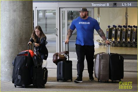 Photo: hafthor julius bjornsson wife kelsey at airport 07 | Photo 4190150 | Just Jared ...