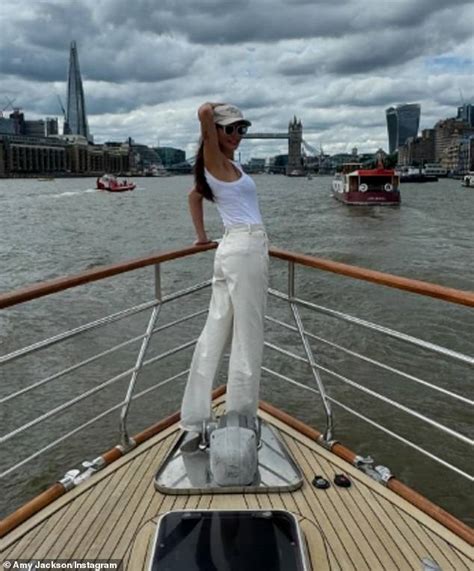 Amy Jackson Flaunts Her Incredible Figure In A Skimpy White Bikini As She Gives A Glimpse At Her